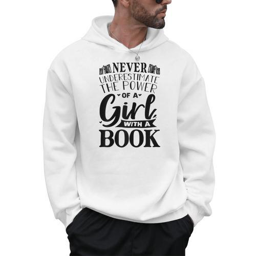 Book Reading Graphic Women Girls Book Lovers Librarian Men Hoodie - Bookorys