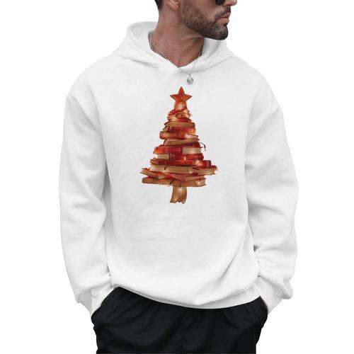 All Booked For Christmas Book Premium Tri-Blend Men Hoodie - Bookorys AU