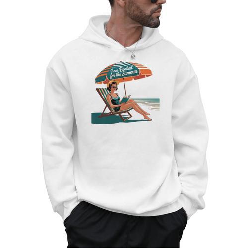 Booked For The Summer Book Lover Summer Coquette Premium Tri-Blend Men Hoodie - Bookorys