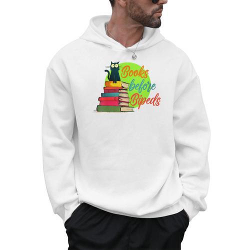 Books Before Bipeds Men Hoodie - Bookorys DE