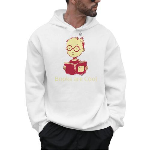 Books Are Cool Fun Reading Premium Men Hoodie - Bookorys DE