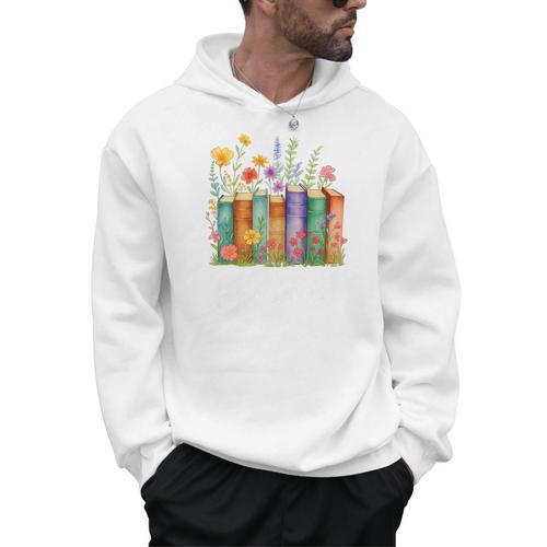 Booktrovert Book Reader Book Nerd Book Reading Lover Premium Tri-Blend Men Hoodie - Bookorys UK