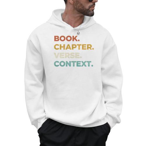 Christian Bible Study Book Chapter Verse Context Scripture Premium Tri-Blend Men Hoodie - Bookorys