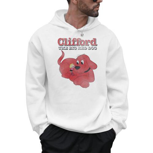 Clifford The Big Red Dog Clifford And Emily Book Cover Premium Tri-Blend Men Hoodie - Bookorys CA