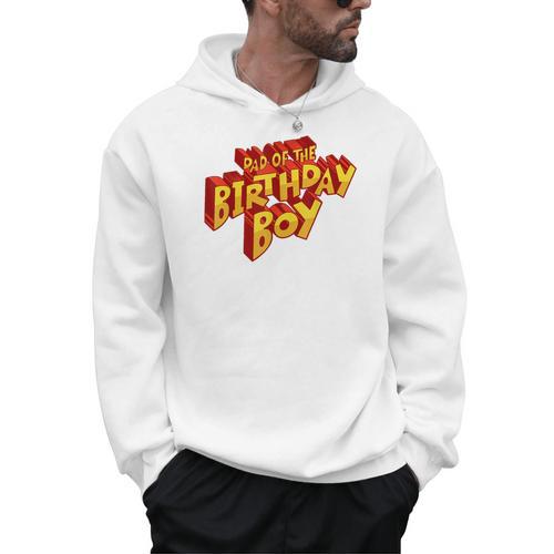 Dad Of The Birthday Boy Fun Comic Book Graphic Men Hoodie - Bookorys