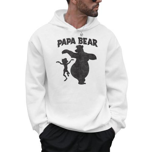 Disney Jungle Book Papa Bear Father's Day Men Hoodie - Bookorys