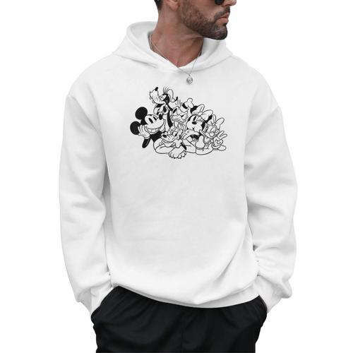 Disney Mickey And Friends Coloring Book Men Hoodie - Bookorys CA