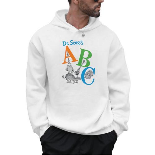 Dr Seuss ABC Book Cover Premium Tri-Blend Men Hoodie - Bookorys CA
