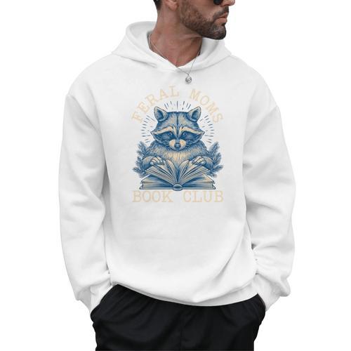 Feral Moms Book Club Men Hoodie - Bookorys