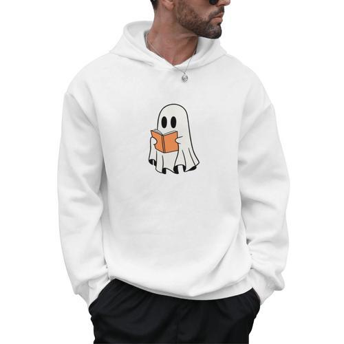I'm Just Here For The Books Book Lovers Halloween Men Hoodie - Bookorys DE