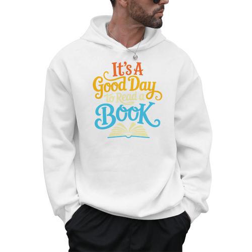 It's A Good Day To Read A Book Library Bookworm Premium Tri-Blend Men Hoodie - Bookorys AU