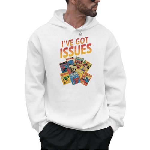 I'Ve Got Issues Comic Book Collecting Premium Tri-Blend Men Hoodie - Bookorys DE