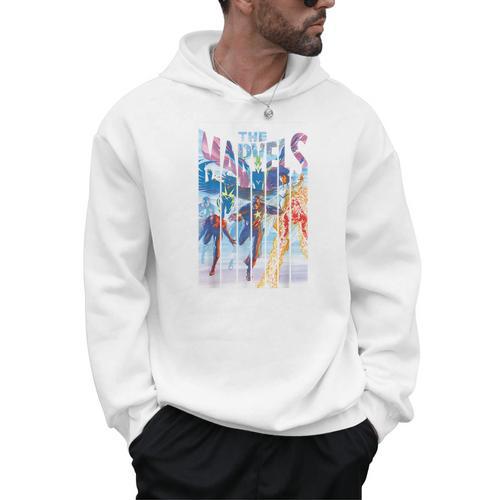 Marvel The Marvels Comic Book Cover 1 Men Hoodie - Bookorys