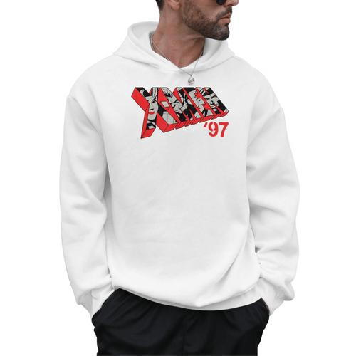 Marvel X-Men '97 & Bold Comic Book Logo Fill Men Hoodie - Bookorys UK