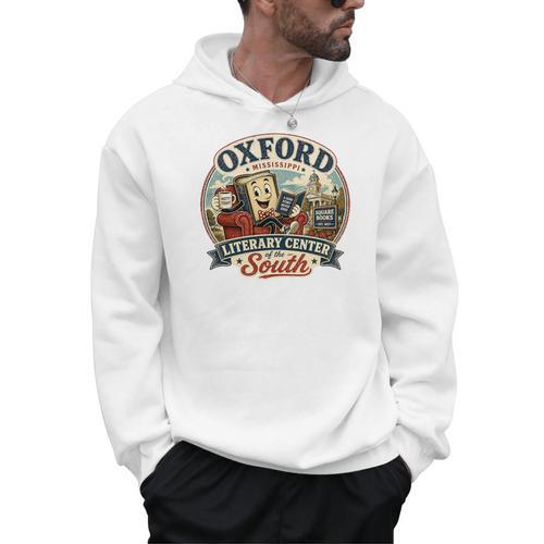 Oxford Mississippi Literary Center Book Lover Vintage Premium Tri-Blend Men Hoodie - Bookorys AU