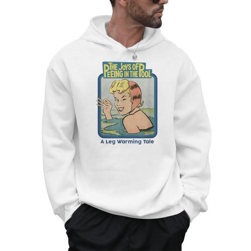 Peeing In The Pool Book Cover By Sam Spencer Men Hoodie - Bookorys DE