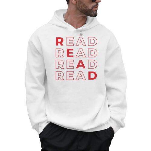 Read Books Library Bookworm Librarian Book Lover Men Hoodie - Bookorys