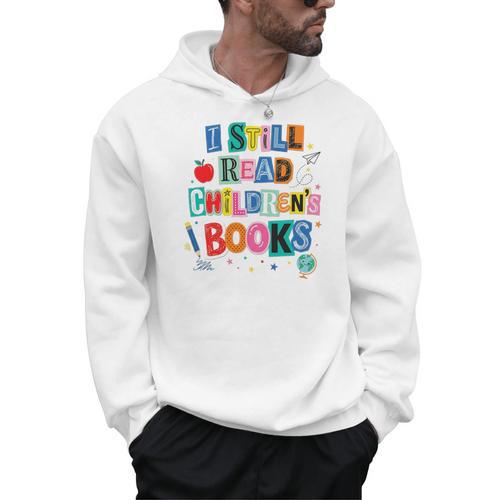 I Still Read Children's Books Librarian Teacher Life Premium Tri-Blend Men Hoodie - Bookorys DE