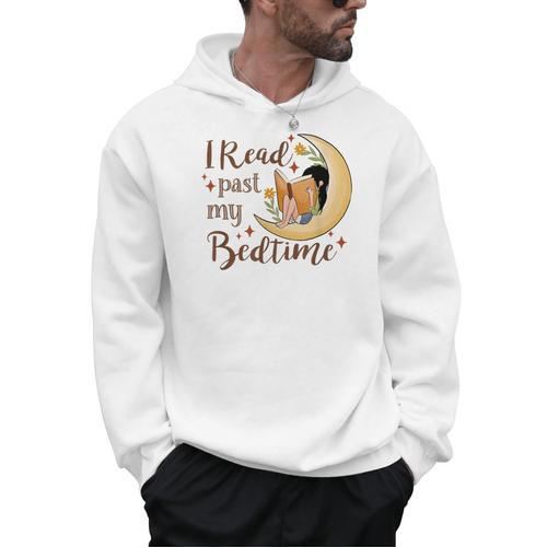 I Read Past My Bedtime Book Lover Men Hoodie - Bookorys DE