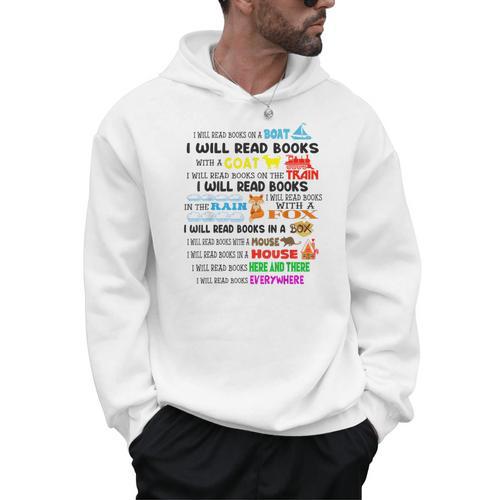 Read My Shirt Day For Kids Boy Girls i Will Read Books Men Hoodie - Bookorys DE