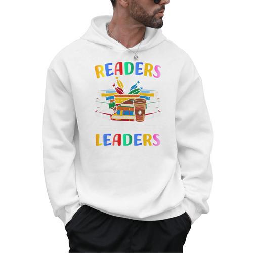 Readers Are Leaders Book Lover Reading Mom Premium Tri-Blend Men Hoodie - Bookorys DE