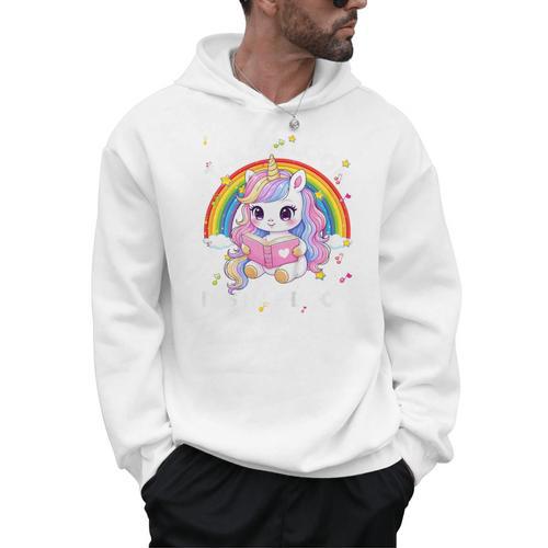 Reading Take Look Its In A Book Toddler Girls Rainbow Lover Men Hoodie - Bookorys UK