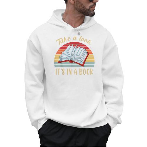 Retro Rainbow Smart Book Lover Reader Vintage Bookworm Women Men Hoodie - Bookorys DE