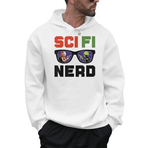 Sci Fi Nerd Science Fiction Book Movie Fan Men Hoodie - Bookorys AU