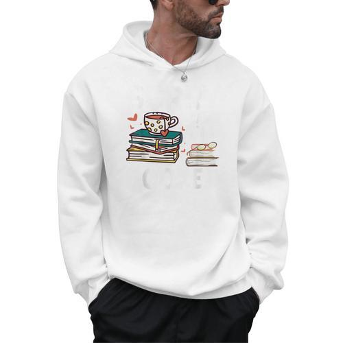Sorry Can't I'm Booked- Bookworm Book Nerd Book Reader Men Hoodie - Bookorys