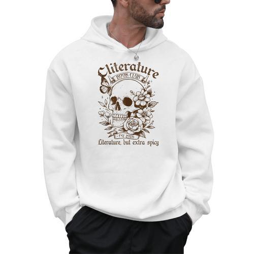 Spicy Book Reader Reading Literature Book Club Est 2026 Men Hoodie - Bookorys DE