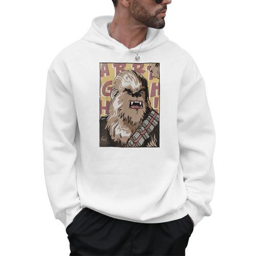 Star Wars Chewbacca Comic Book Character Portrait Men Hoodie - Bookorys DE