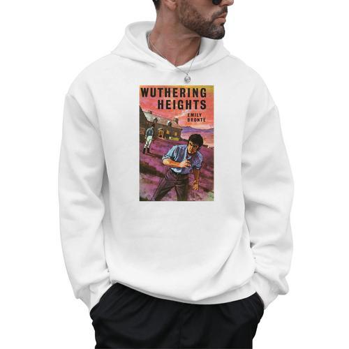 Wuthering Heights Emily Bronte Vintage Book Cover Men Hoodie - Bookorys