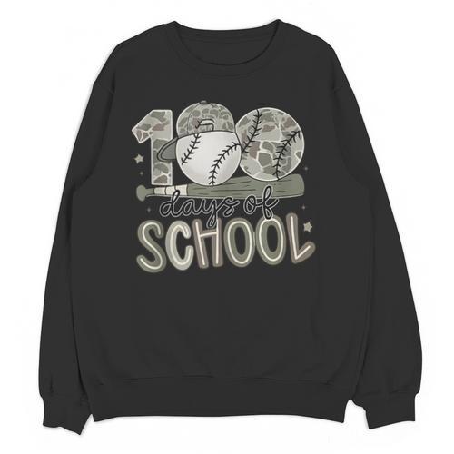 100 Days Of School Baseball Cap Boy School Teacher Unisex Sweatshirt - Sportilla