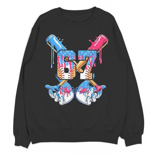 67 Baseball Drip Birthday Boy For Men Boys Kids Youth Unisex Sweatshirt - Sportilla