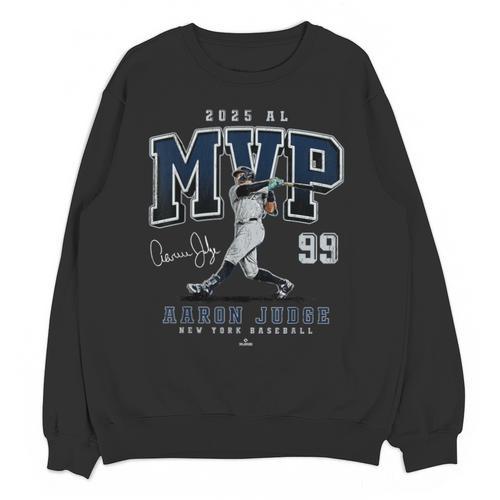 Aaron Judge 2025 AL MVP New York Baseball MLBPA Unisex Sweatshirt - Sportilla