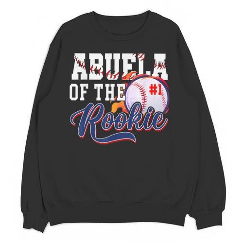 Abuela Rookie Of Year 1st Birthday Baseball Theme Matching Unisex Sweatshirt - Sportilla