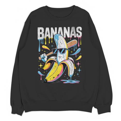 Banana Baseball Drip Kids Youth Boys Girls Sport Teens Unisex Sweatshirt - Sportilla