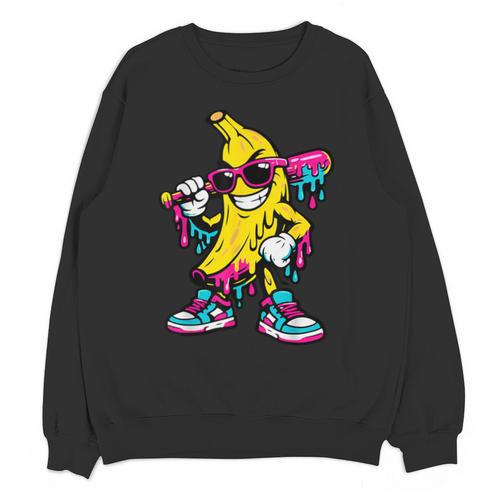 Banana Baseball Drip Unisex Sweatshirt - Sportilla