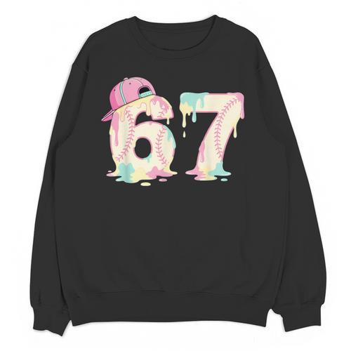 Baseball 67 Dripping Six Seven Drip Boys Gen Z Unisex Sweatshirt - Sportilla