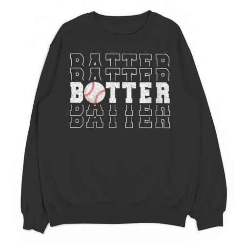 Baseball Batter Team Player Sport Lover Family Friends Fans Unisex Sweatshirt - Sportilla