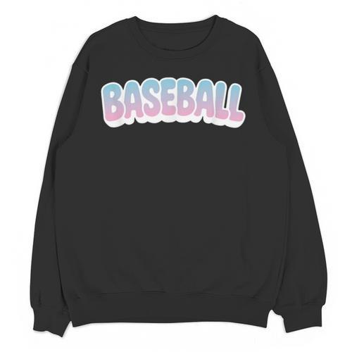 Baseball Bubble Letter Unisex Sweatshirt - Sportilla
