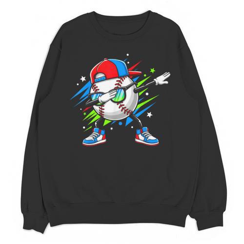 Baseball Dabbing Sports For Boys And Girls Game Day Unisex Sweatshirt - Sportilla