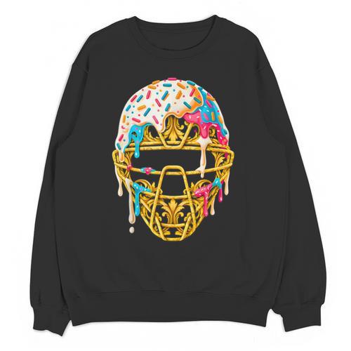 Baseball Drip For Boys Ice Cream Drip Youth Boys Catcher's Unisex Sweatshirt - Sportilla