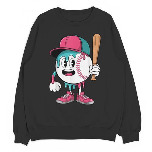 Baseball Drip Boys Ice Cream Youth Unisex Sweatshirt - Sportilla