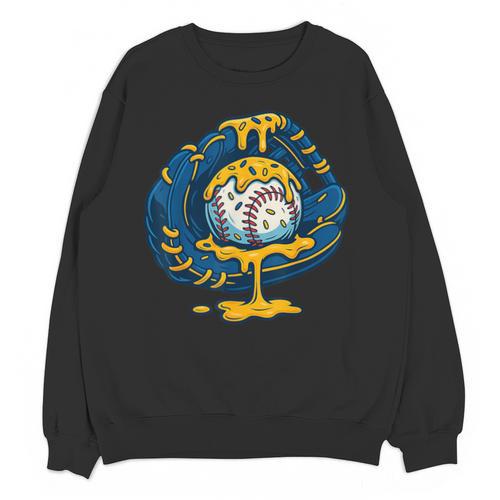 Baseball Drip Team For Boys Ice Cream Cool Unisex Sweatshirt - Sportilla
