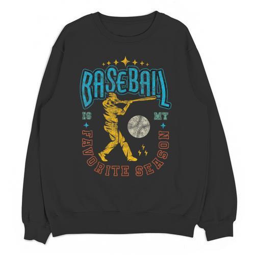 Baseball Is My Favorite Season Player Coach Fan Game Day Unisex Sweatshirt - Sportilla