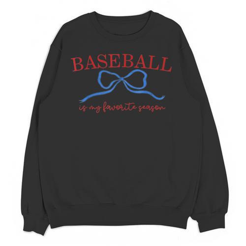 Baseball Is My Favorite Season Shirt Baseball Season Vibes Unisex Sweatshirt - Sportilla