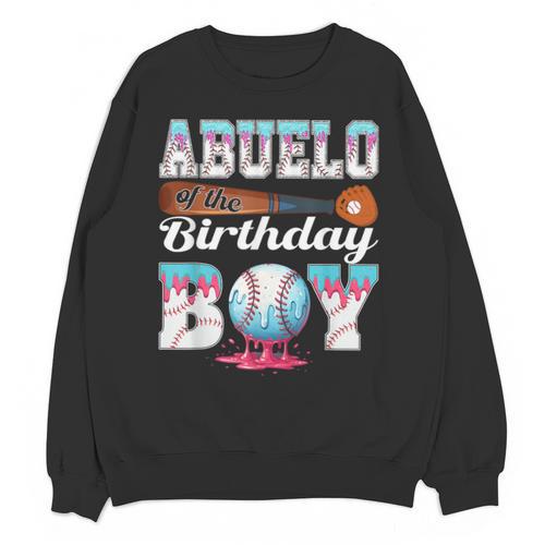 Baseball Ice Cream Drip Abuelo Of The Birthday Boy Unisex Sweatshirt - Sportilla