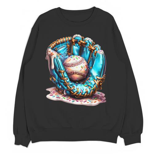 Baseball Lifestyle Apparel Youth Baseball Drip Ice Cream Unisex Sweatshirt - Sportilla