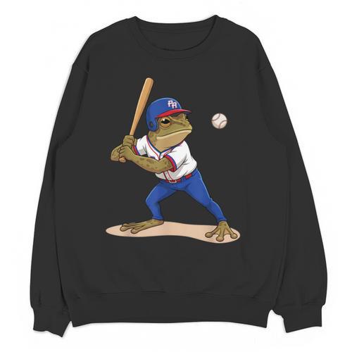 Baseball Puerto Rico Patriotic Flag Boricua Baseball Player Unisex Sweatshirt - Sportilla
